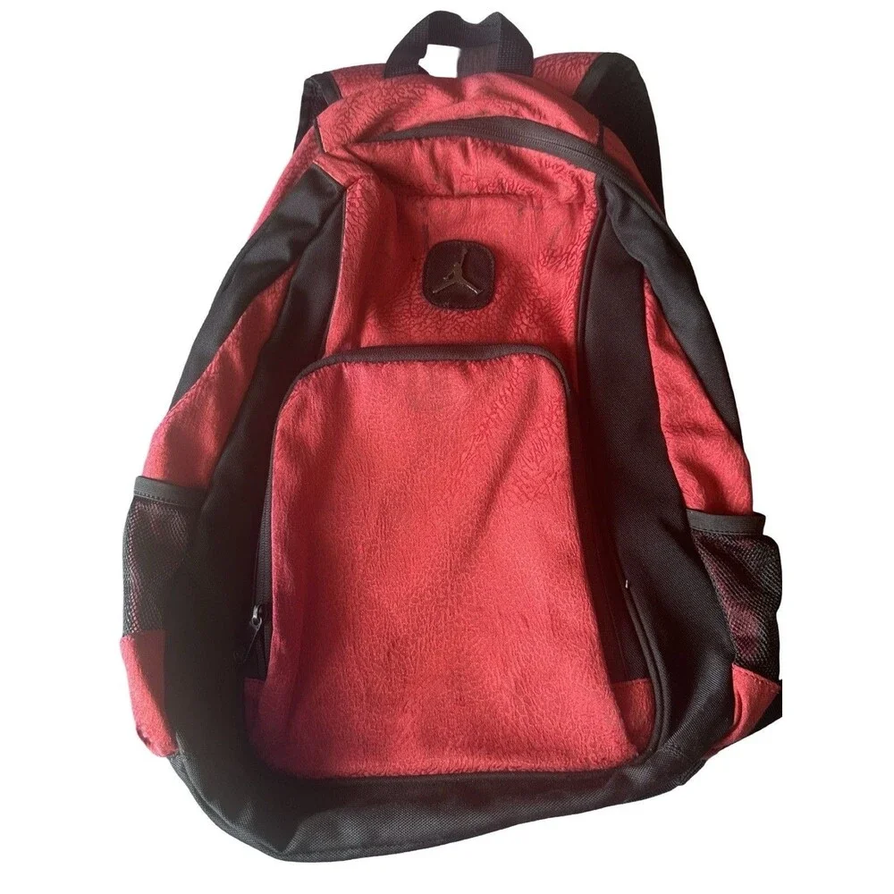 Jordan Red and Black Backpack